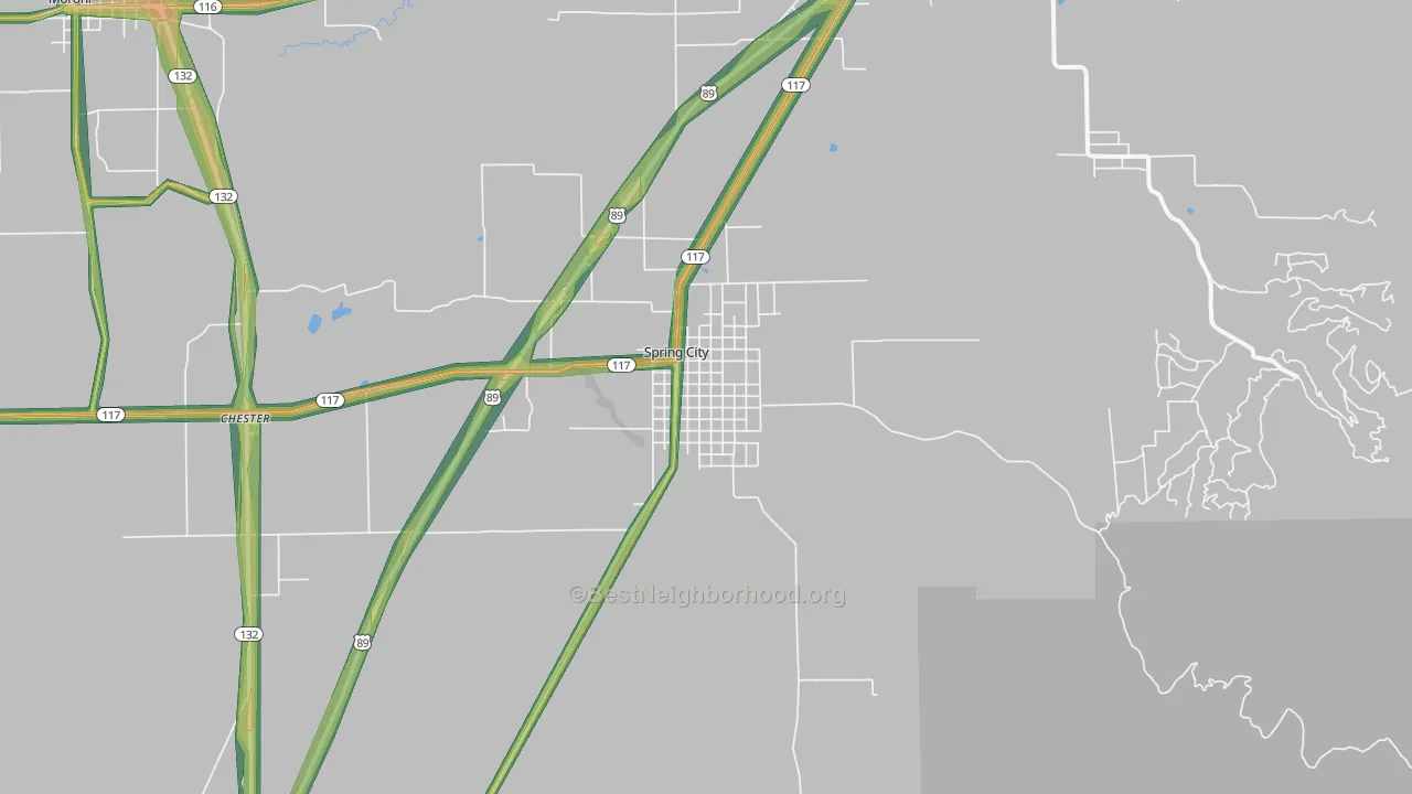 84662, UT Map of Noise Levels in 84662
