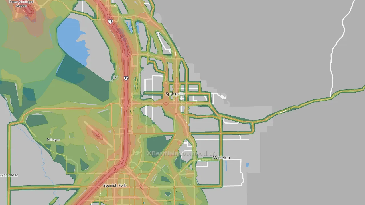 84663, UT Map of Noise Levels in 84663