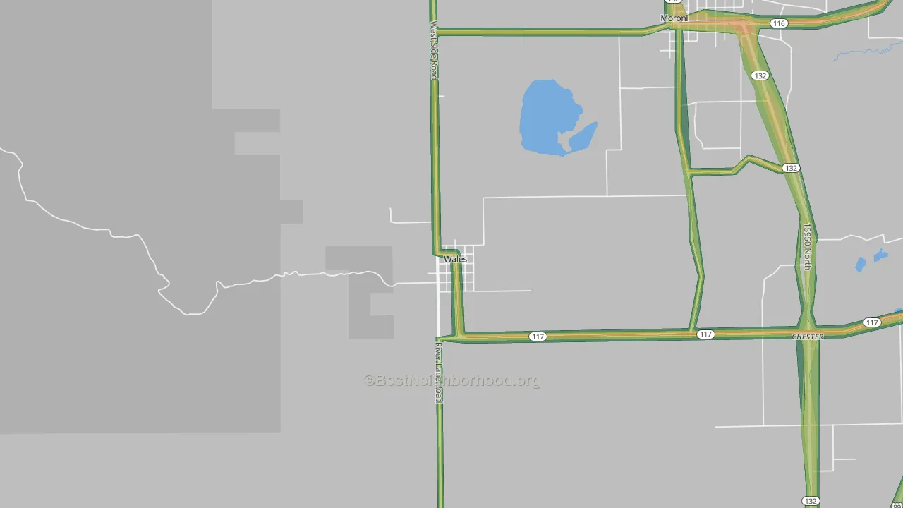84667, UT Map of Noise Levels in 84667