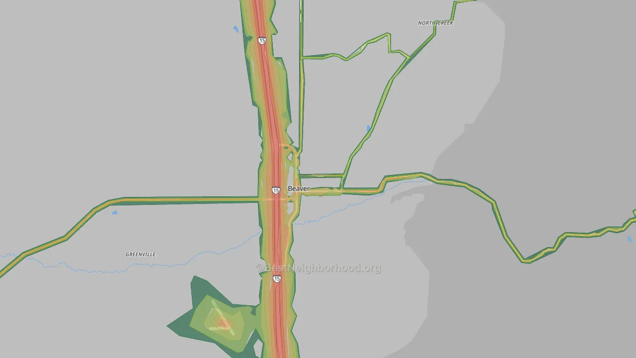 84713, UT Map of Noise Levels in 84713