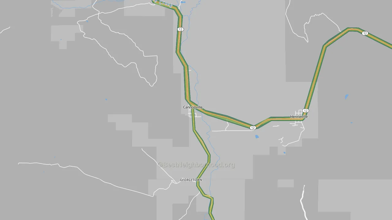 84718, UT Map of Noise Levels in 84718