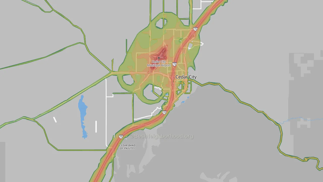 84720, UT Map of Noise Levels in 84720