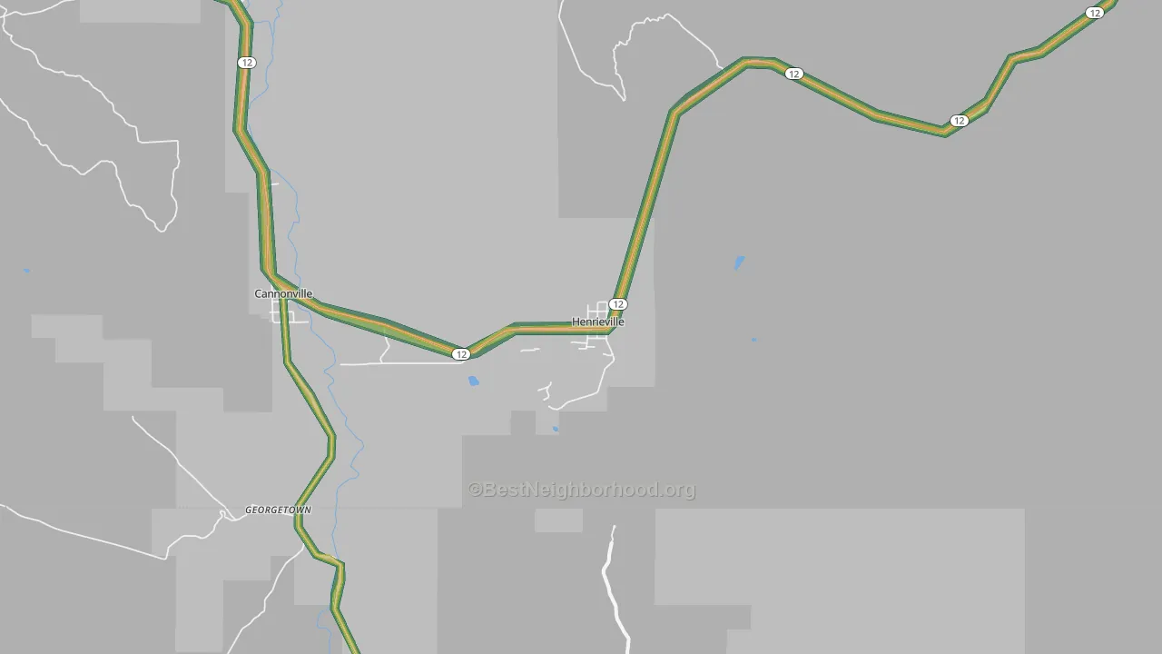 84736, UT Map of Noise Levels in 84736