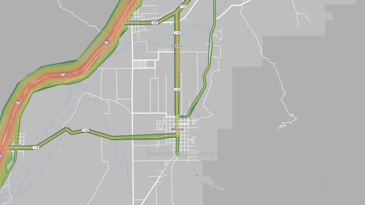 84754, UT Map of Noise Levels in 84754