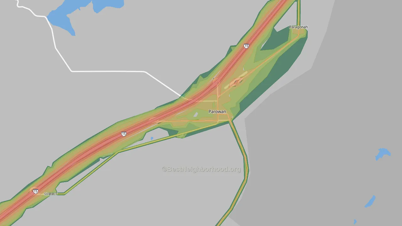 84761, UT Map of Noise Levels in 84761