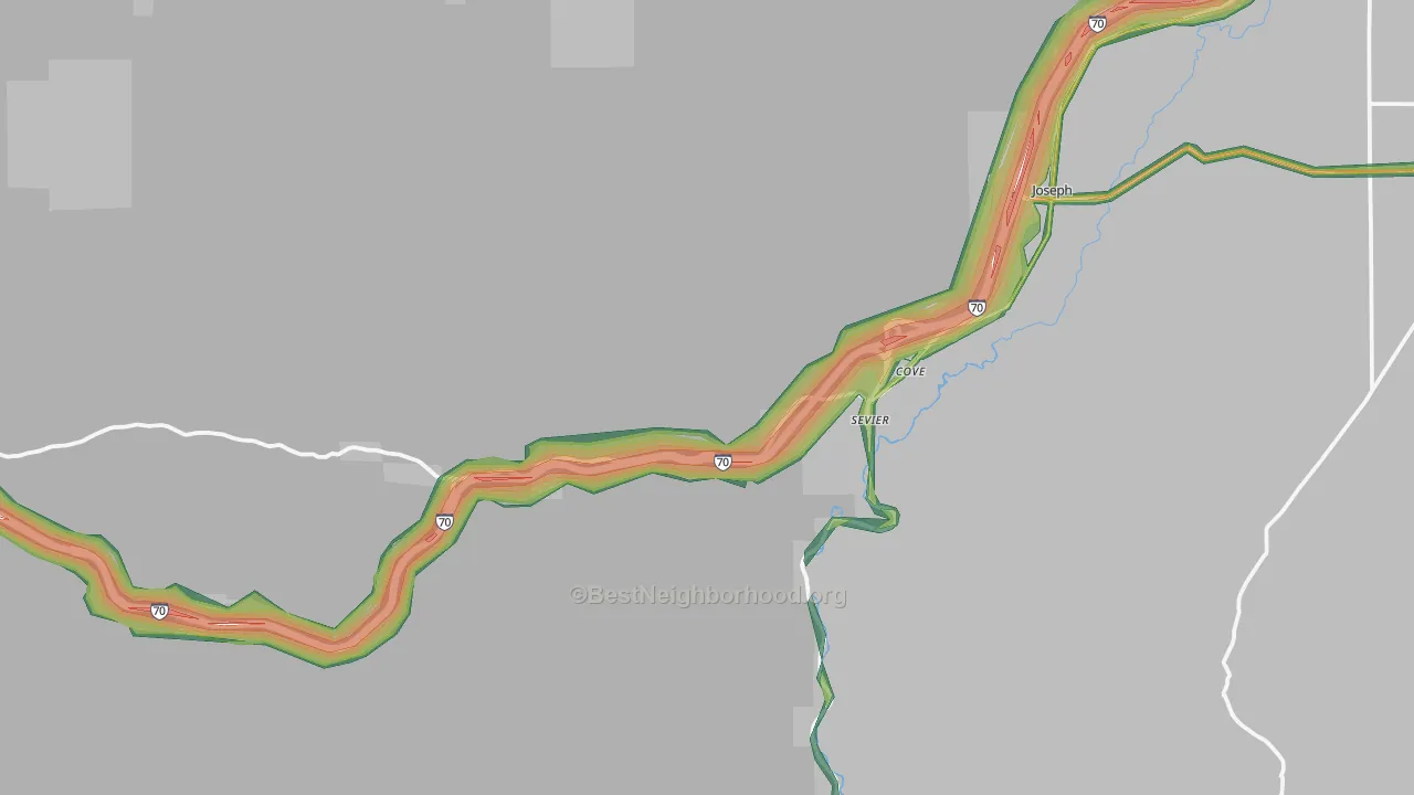 84766, UT Map of Noise Levels in 84766