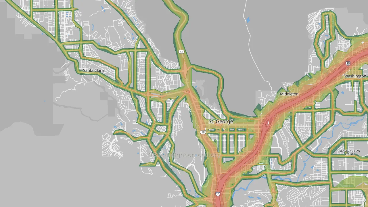 84770, UT Map of Noise Levels in 84770