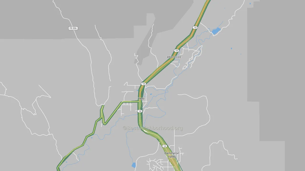 84782, UT Map of Noise Levels in 84782