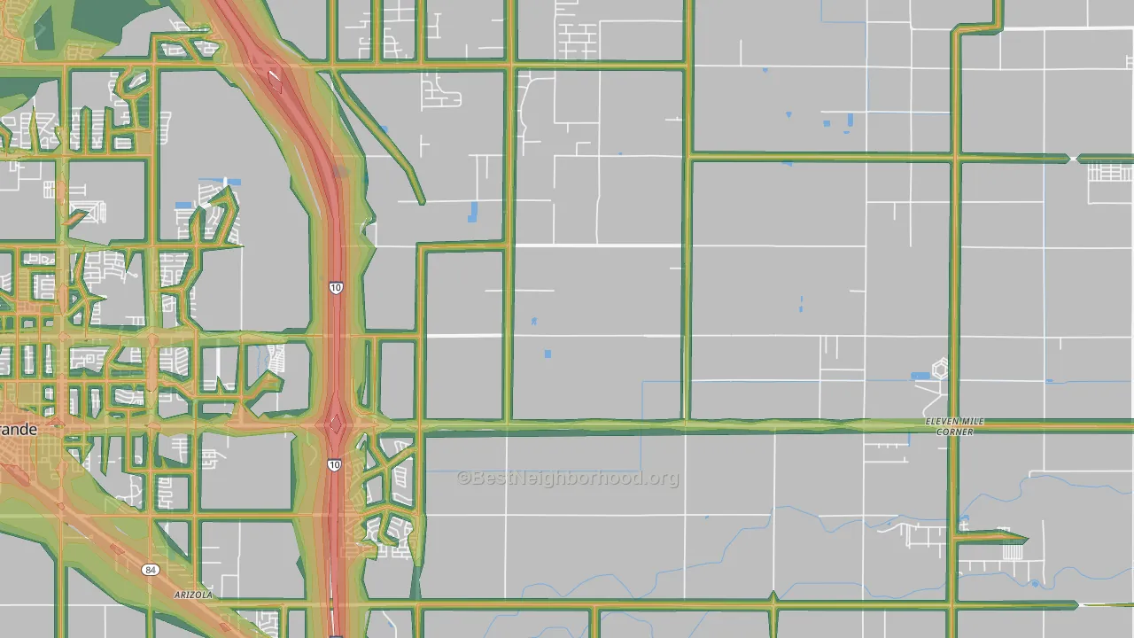 85194, AZ Map of Noise Levels in 85194