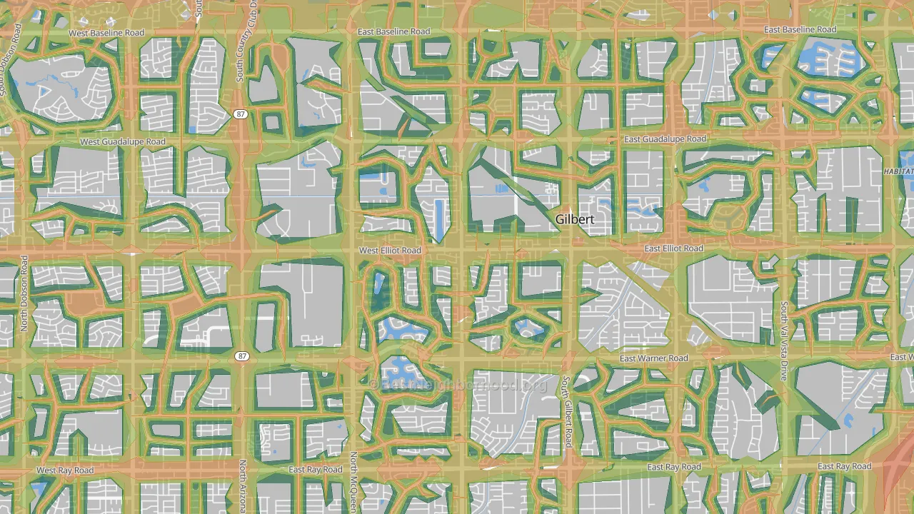 85233, AZ Map of Noise Levels in 85233