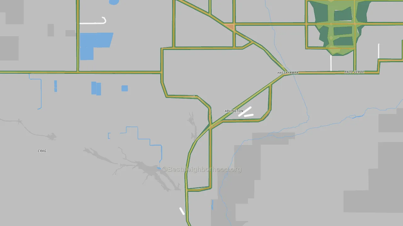 85322, AZ Map of Noise Levels in 85322