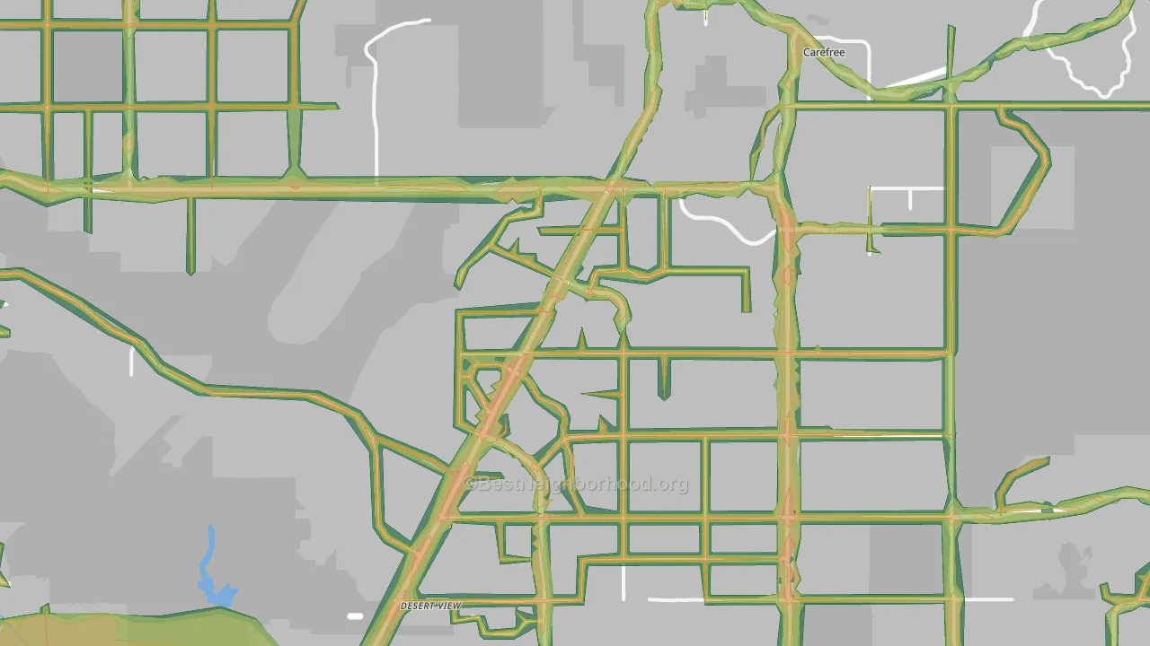85331, AZ Map of Noise Levels in 85331