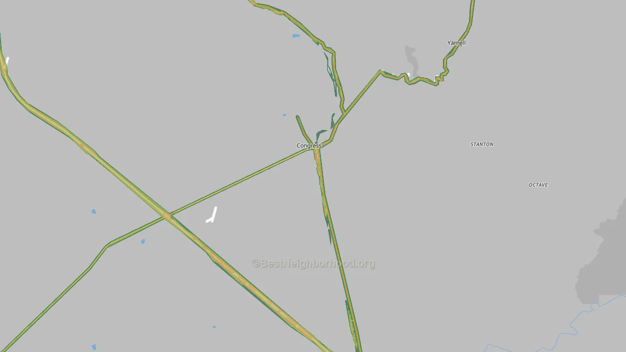 85332, AZ Map of Noise Levels in 85332