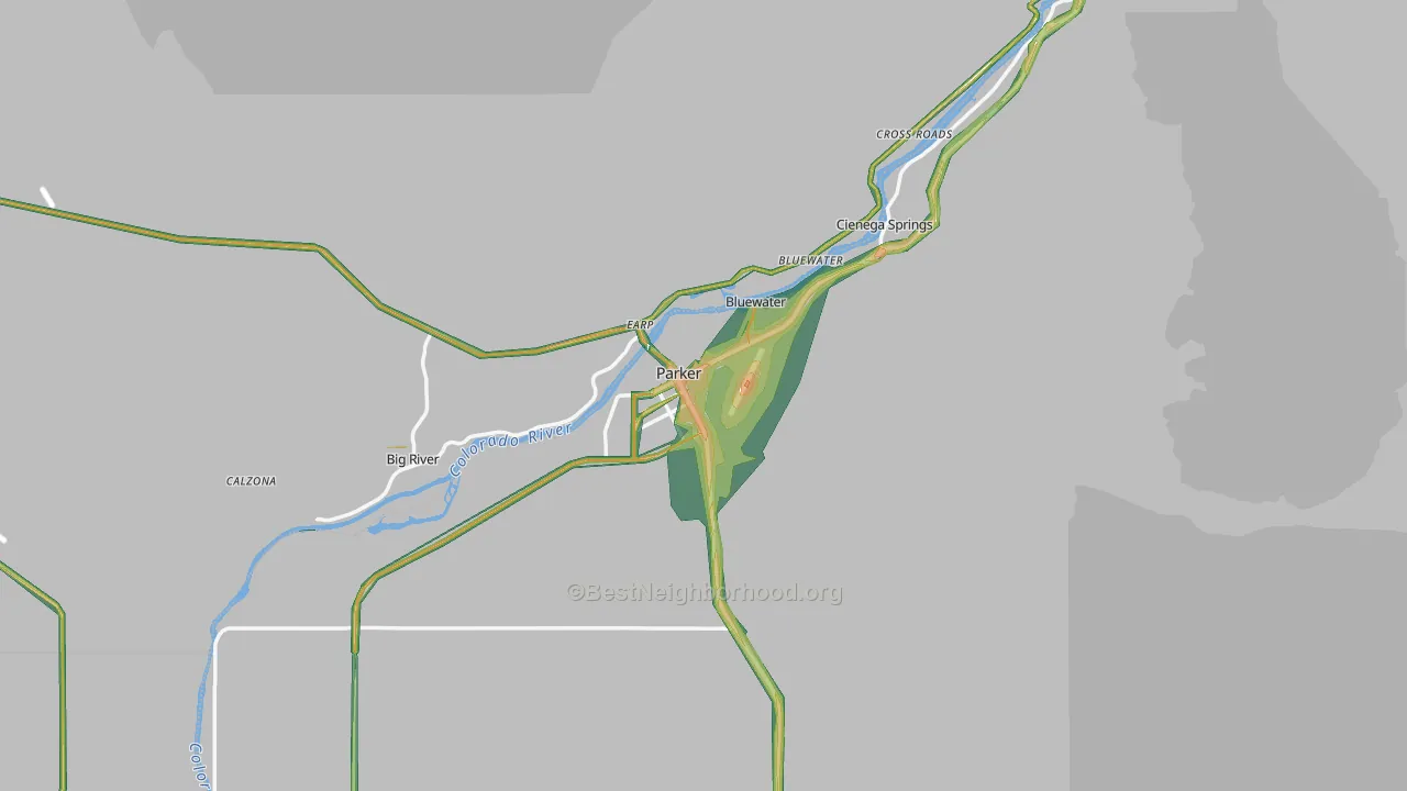 85344, AZ Map of Noise Levels in 85344
