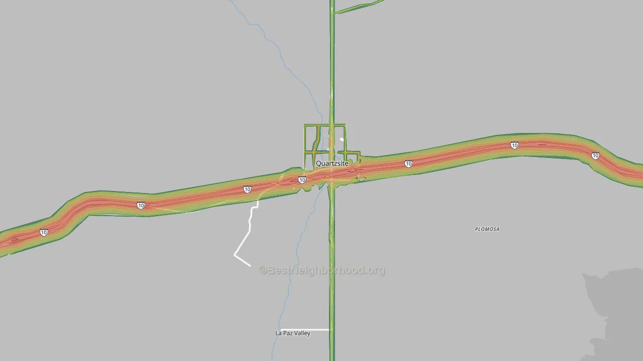 85346, AZ Map of Noise Levels in 85346