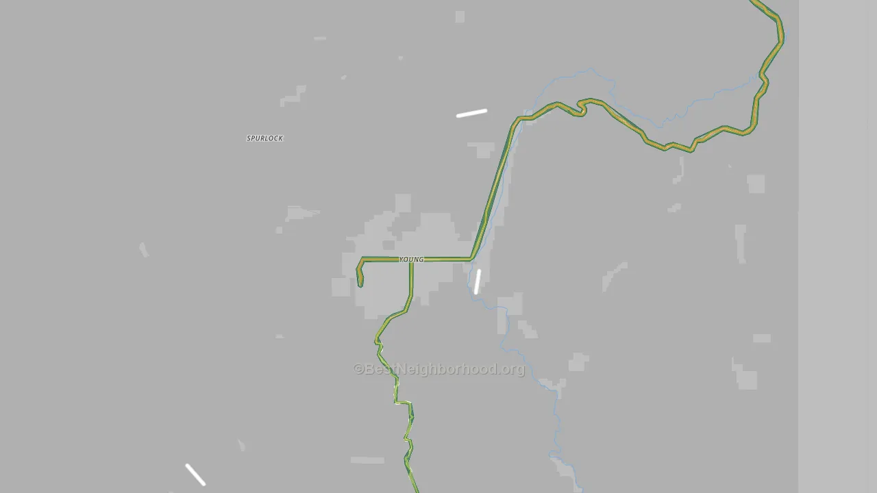 85554, AZ Map of Noise Levels in 85554