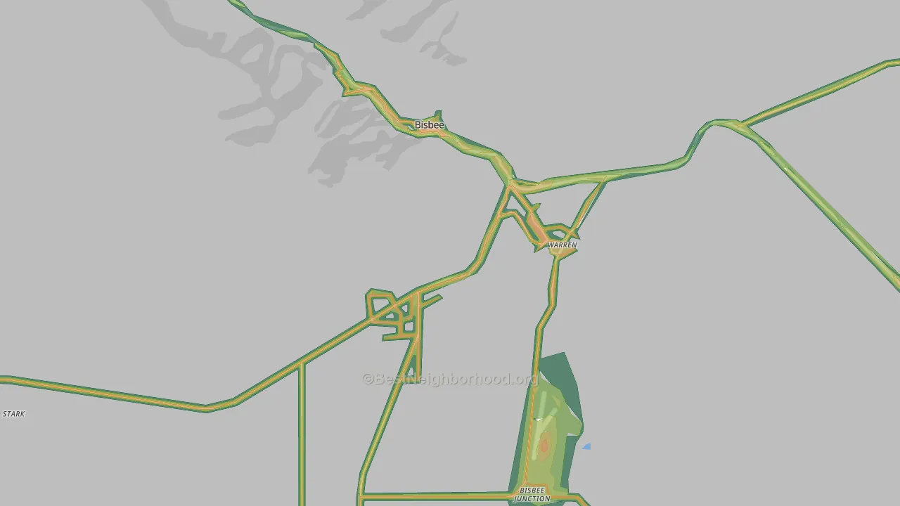 85603, AZ Map of Noise Levels in 85603