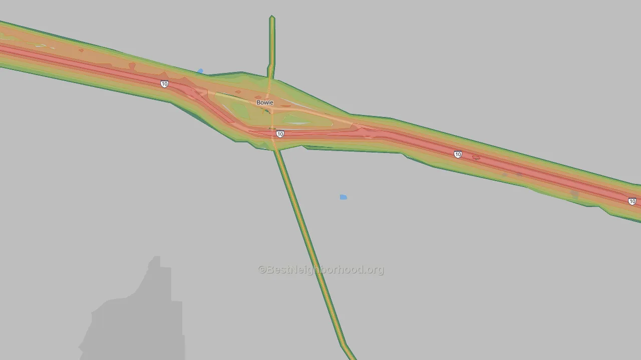 85605, AZ Map of Noise Levels in 85605