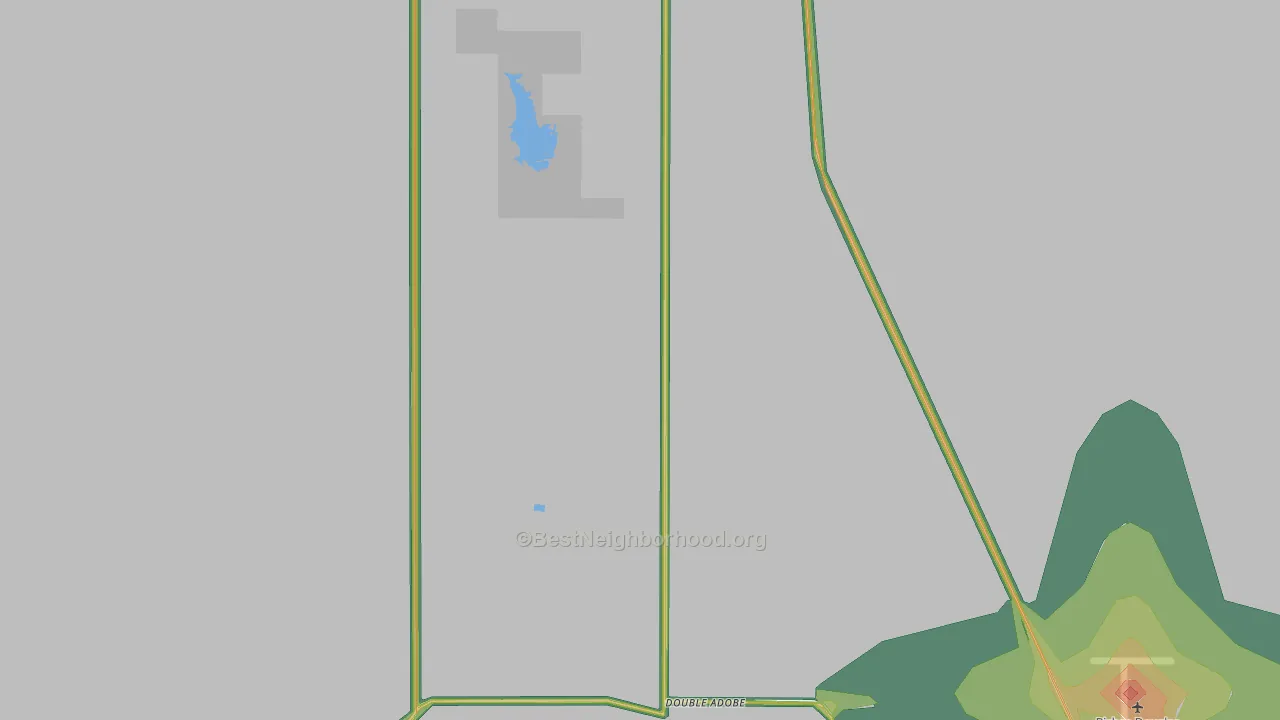 85617, AZ Map of Noise Levels in 85617