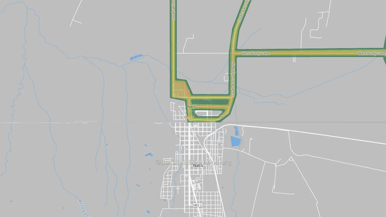 85620, AZ Map of Noise Levels in 85620