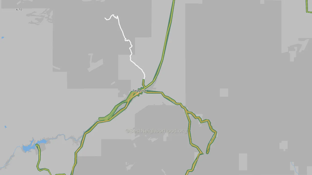 85624, AZ Map of Noise Levels in 85624