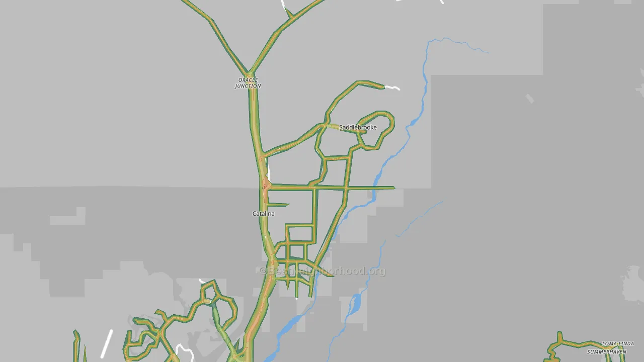 85739, AZ Map of Noise Levels in 85739
