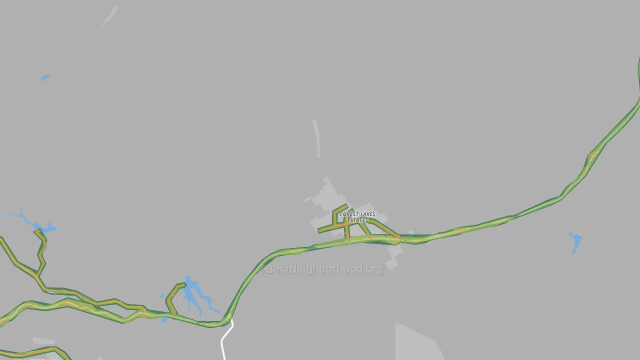 85931, AZ Map of Noise Levels in 85931