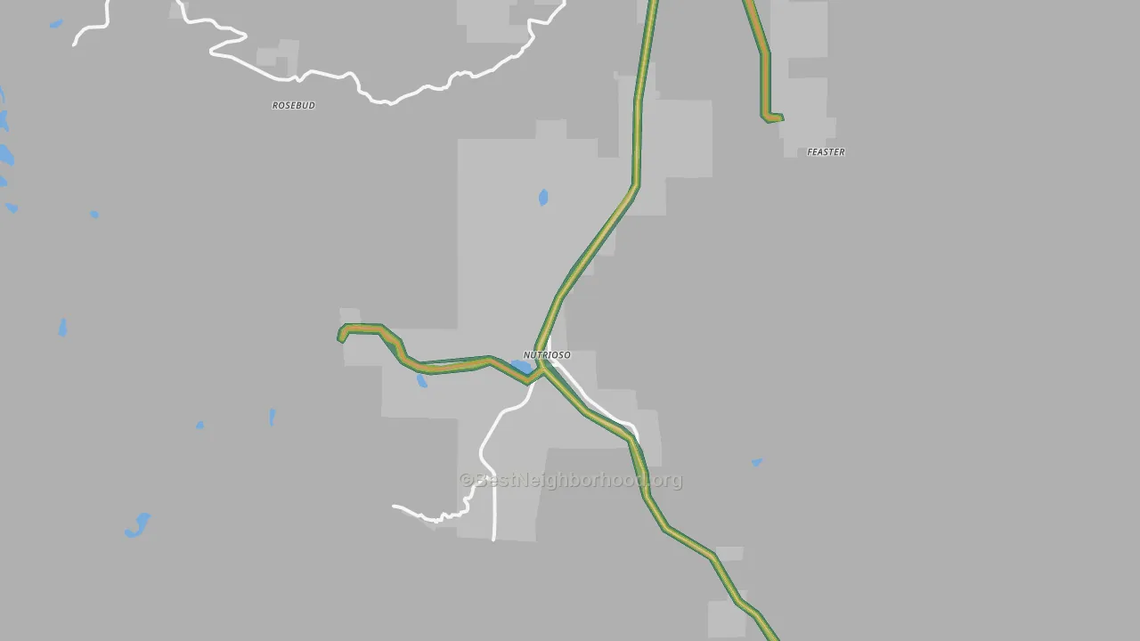85932, AZ Map of Noise Levels in 85932