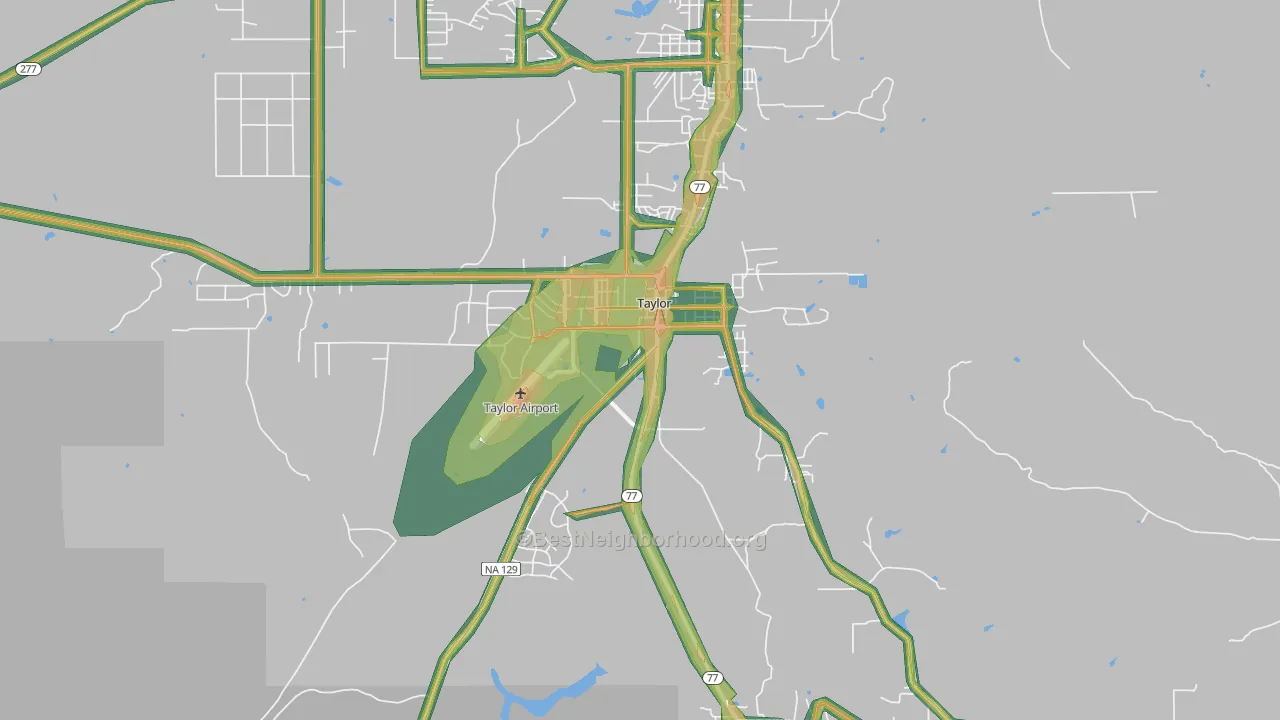 85939, AZ Map of Noise Levels in 85939