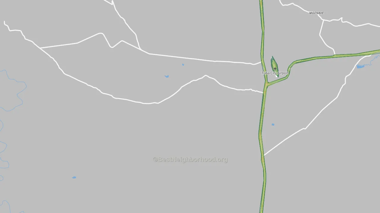 86020, AZ Map of Noise Levels in 86020