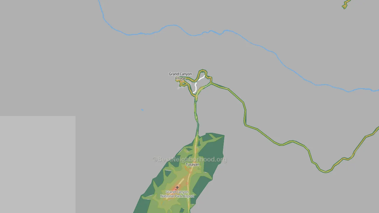 86023, AZ Map of Noise Levels in 86023