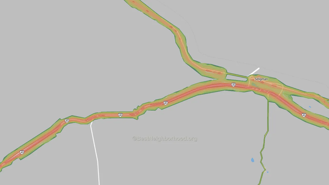 86337, AZ Map of Noise Levels in 86337