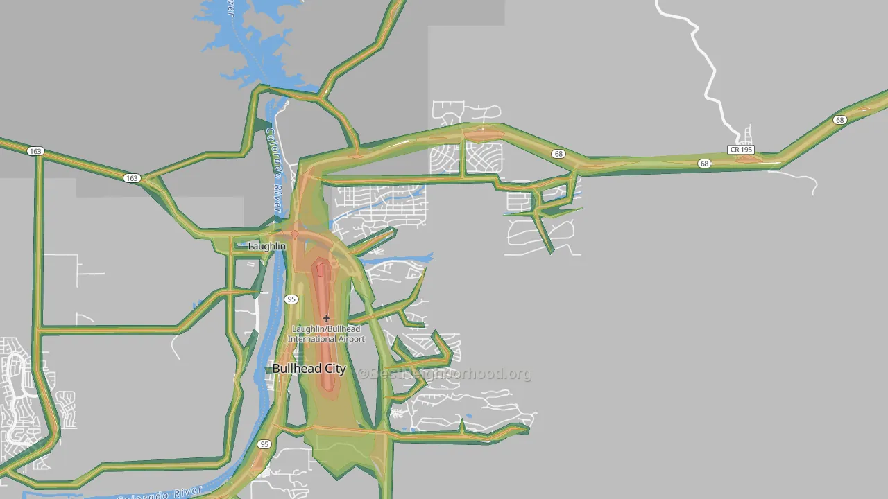 86429, AZ Map of Noise Levels in 86429