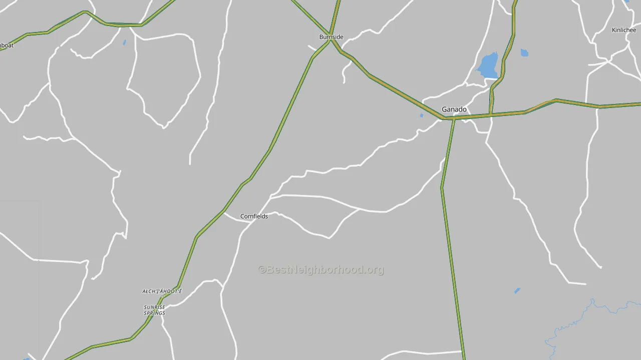 86505, AZ Map of Noise Levels in 86505