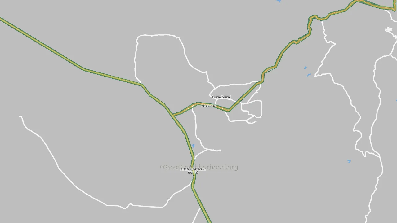 86507, AZ Map of Noise Levels in 86507