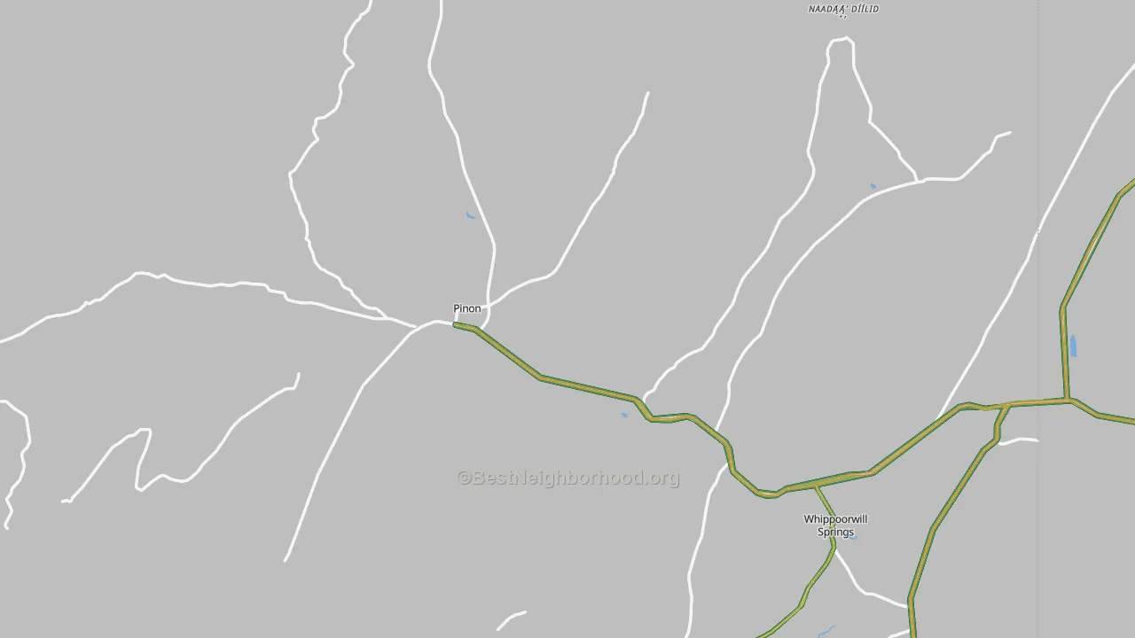86510, AZ Map of Noise Levels in 86510