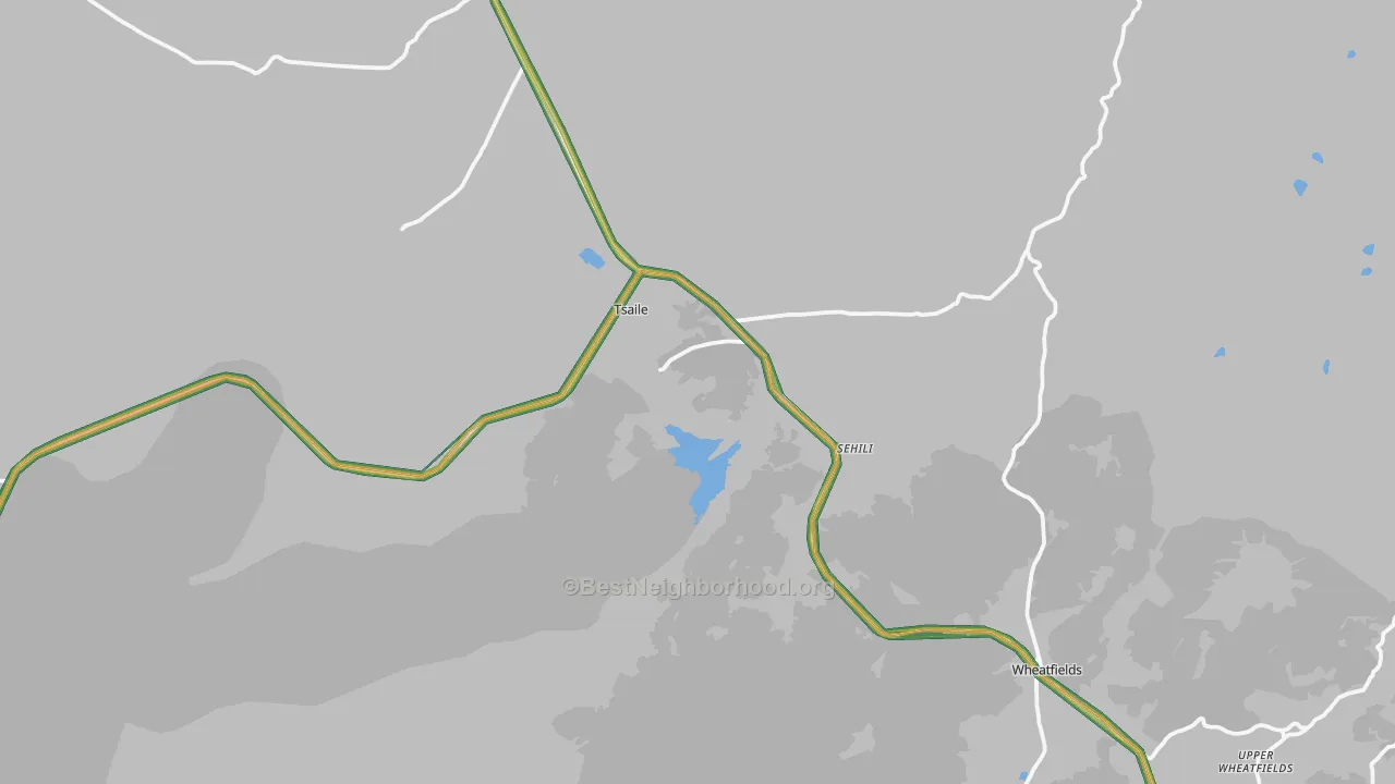 86556, AZ Map of Noise Levels in 86556