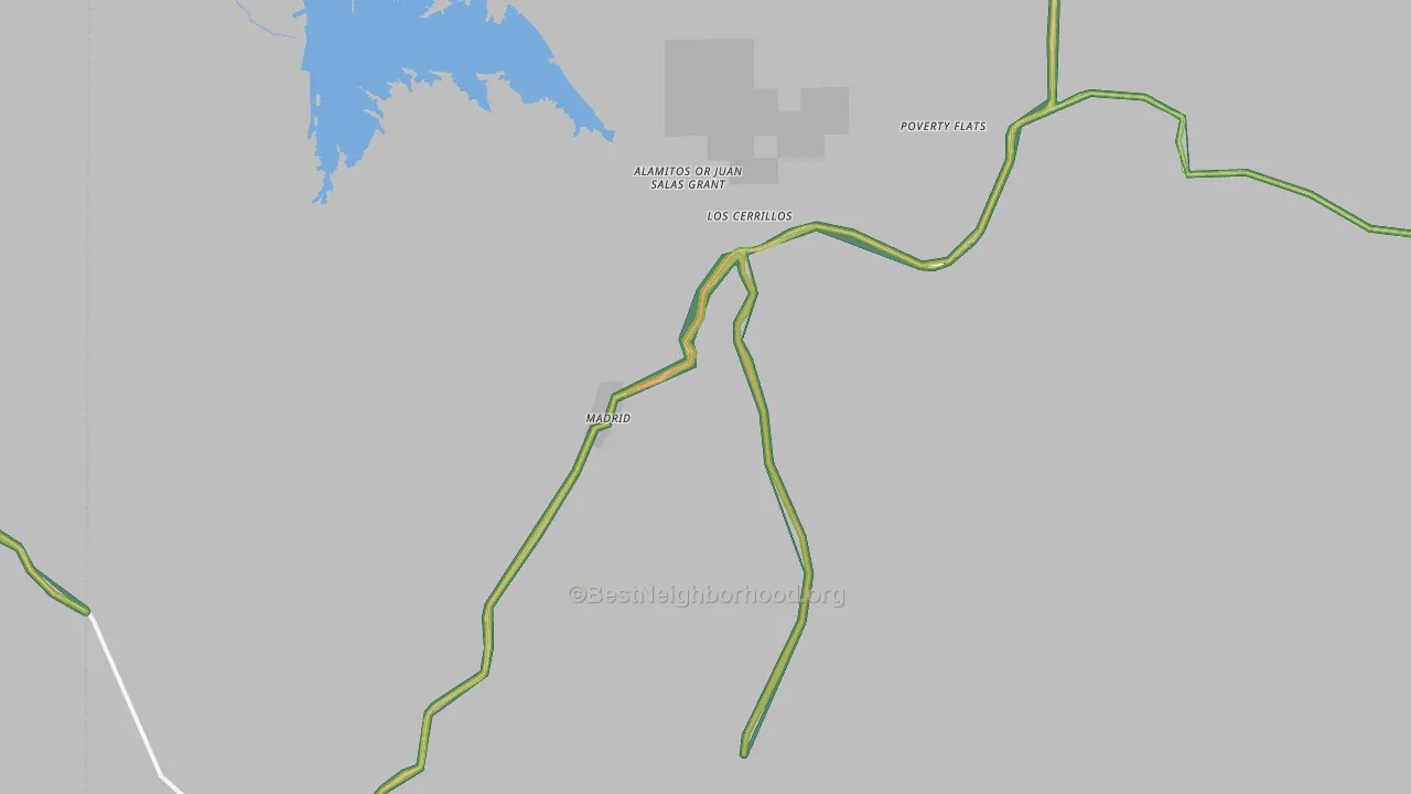 87010, NM Map of Noise Levels in 87010
