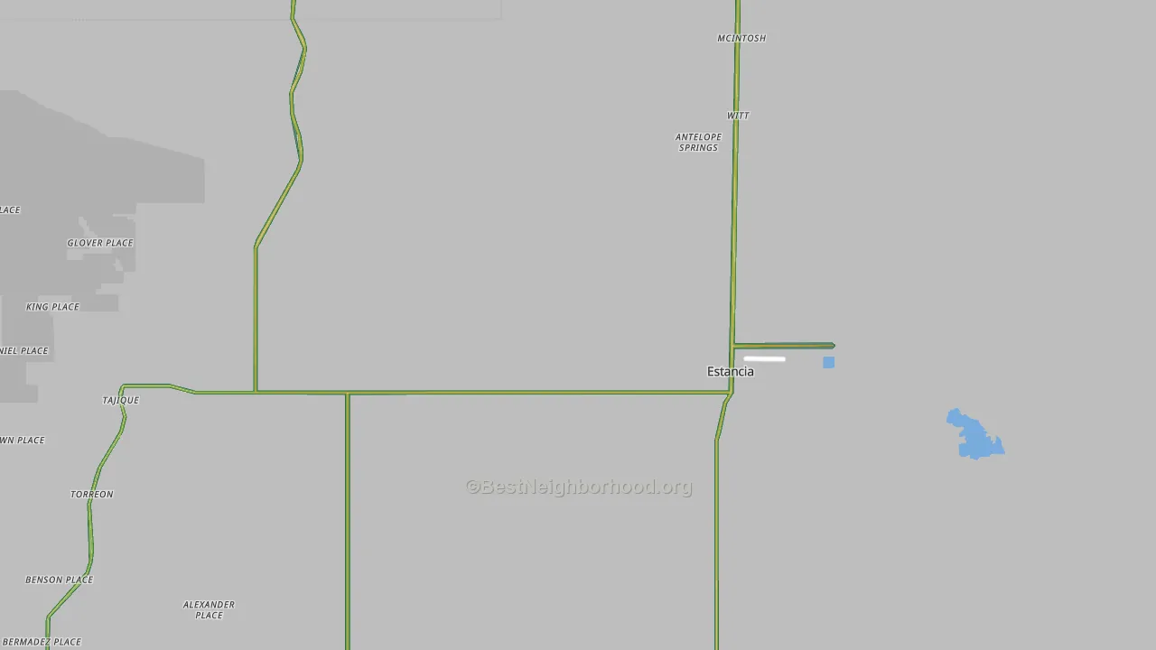 87016, NM Map of Noise Levels in 87016