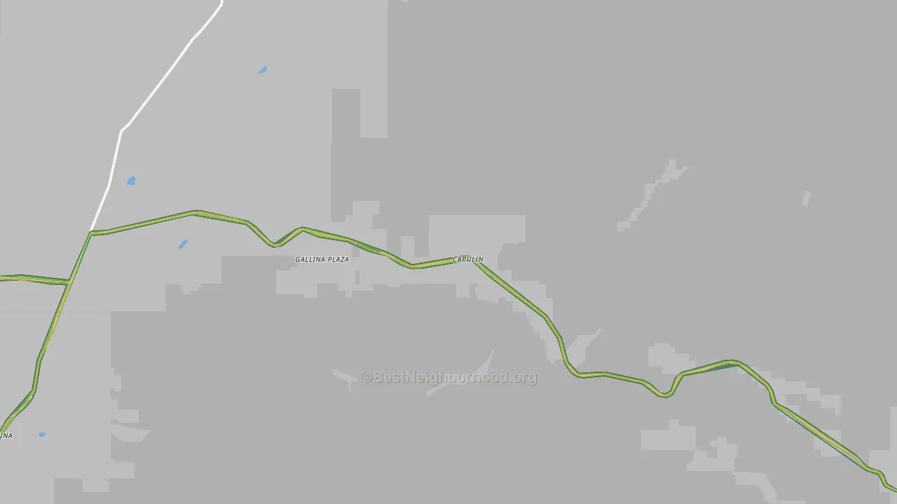 87017, NM Map of Noise Levels in 87017