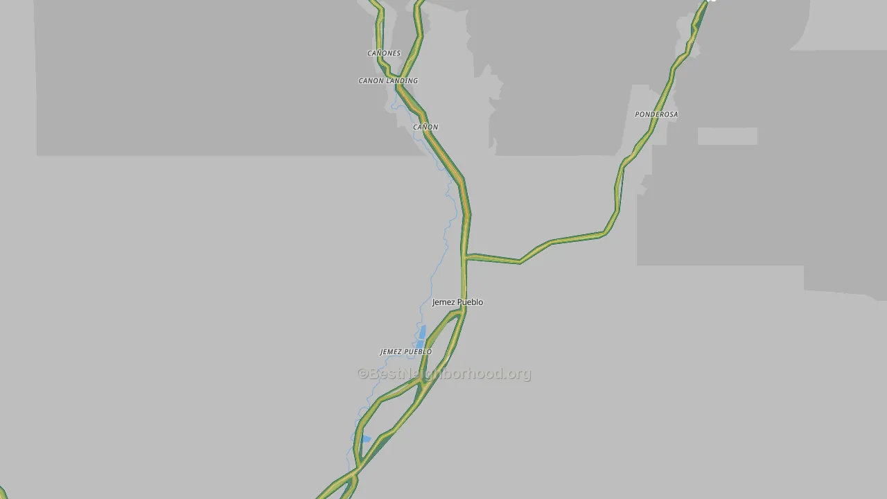 87024, NM Map of Noise Levels in 87024