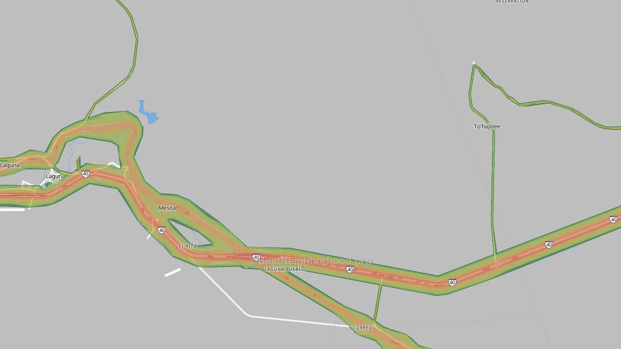 87026, NM Map of Noise Levels in 87026