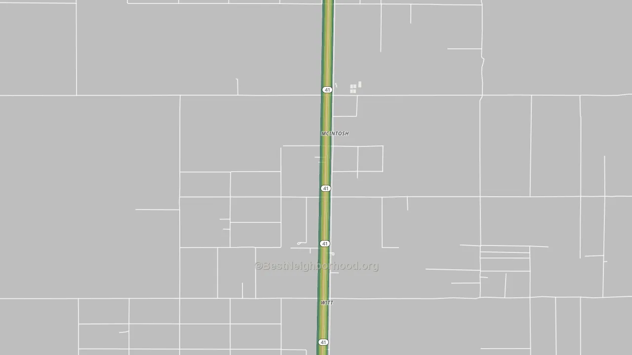 87032, NM Map of Noise Levels in 87032