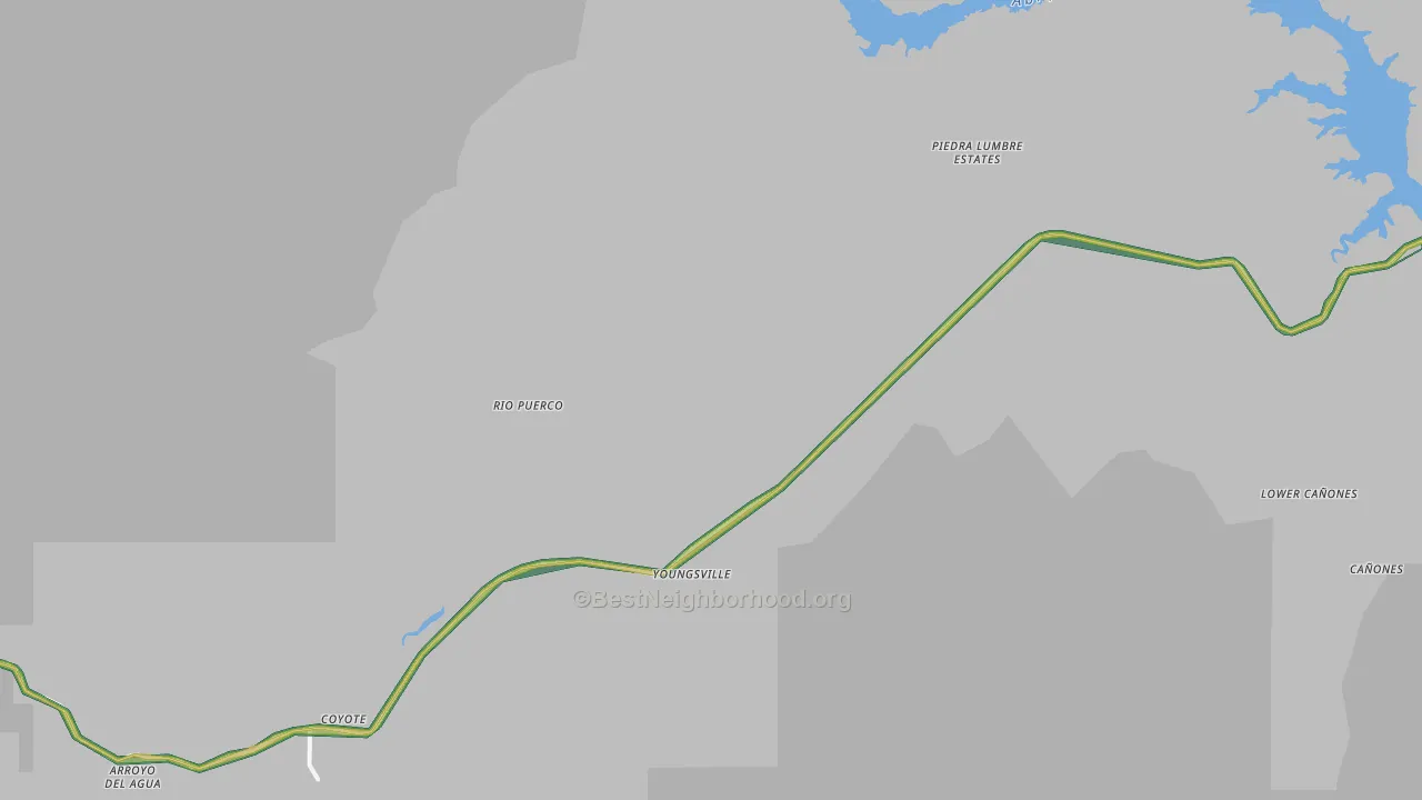 87064, NM Map of Noise Levels in 87064