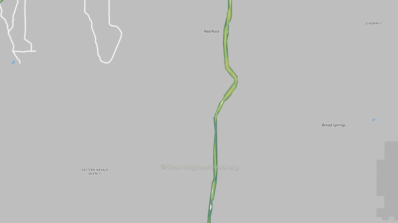 87305, NM Map of Noise Levels in 87305