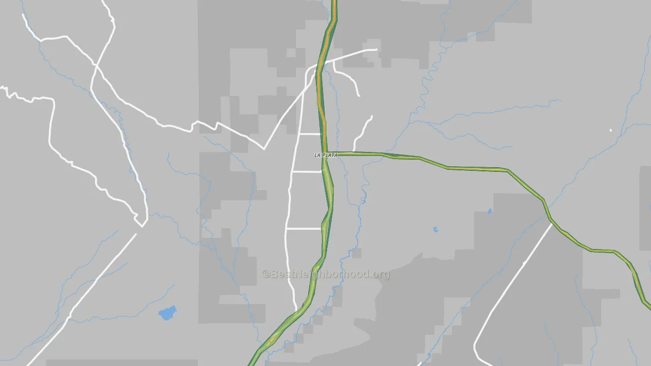 87418, NM Map of Noise Levels in 87418