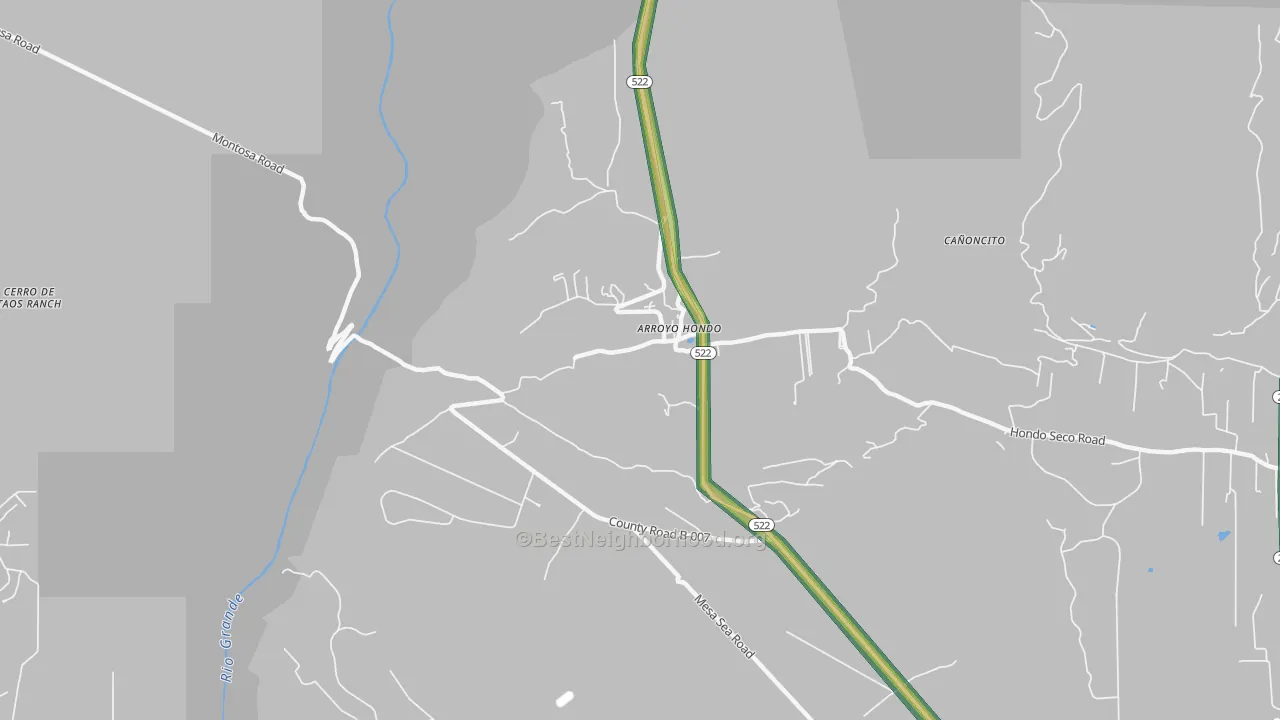 87513, NM Map of Noise Levels in 87513