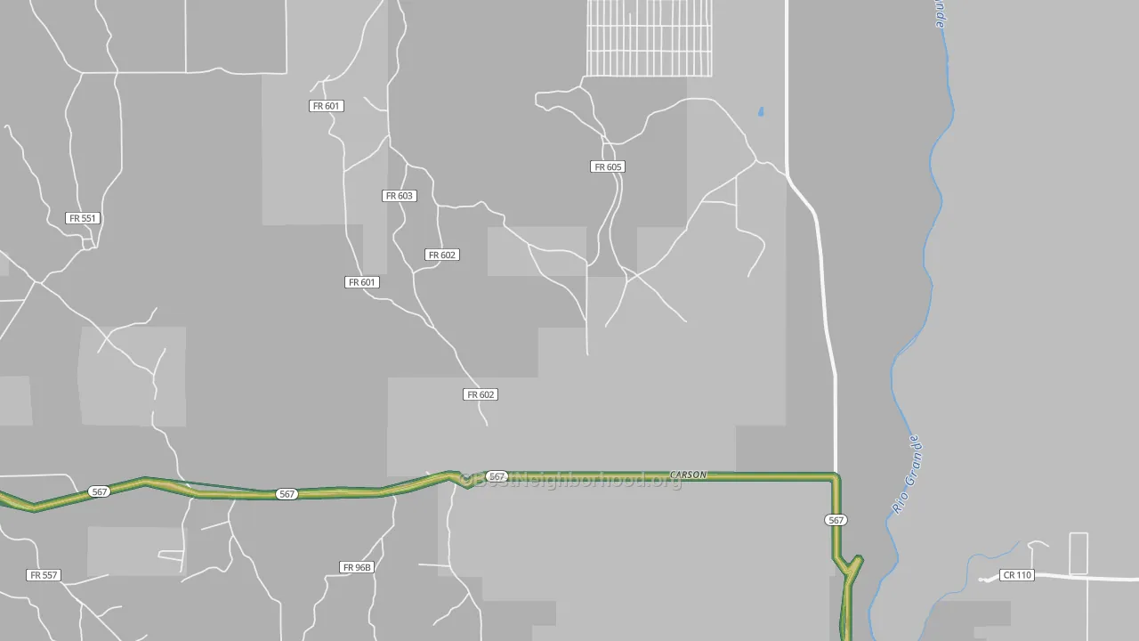 87517, NM Map of Noise Levels in 87517