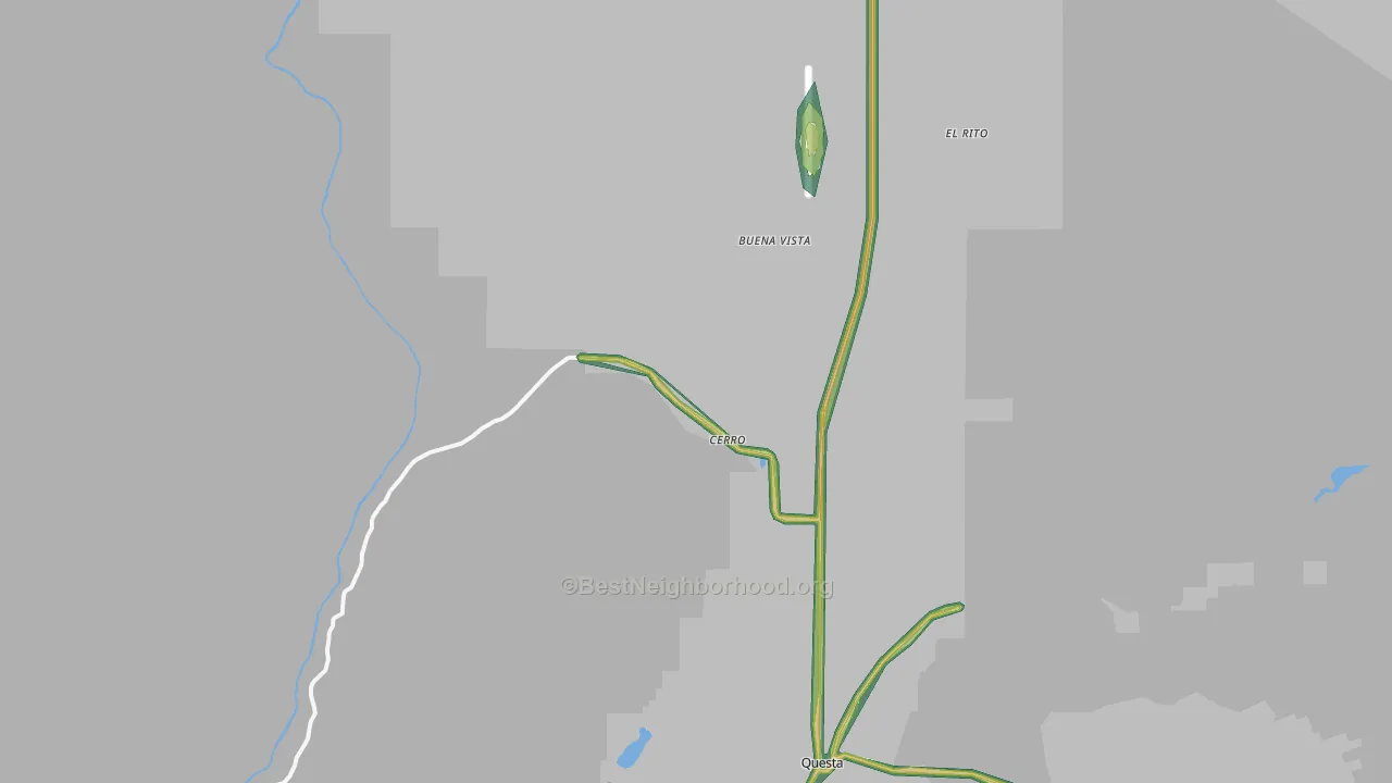 87519, NM Map of Noise Levels in 87519