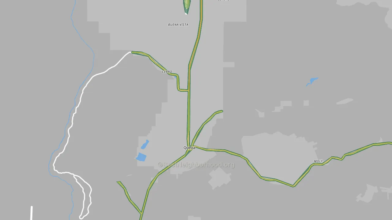 87556, NM Map of Noise Levels in 87556